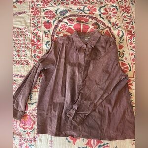 leather lavender jacket
